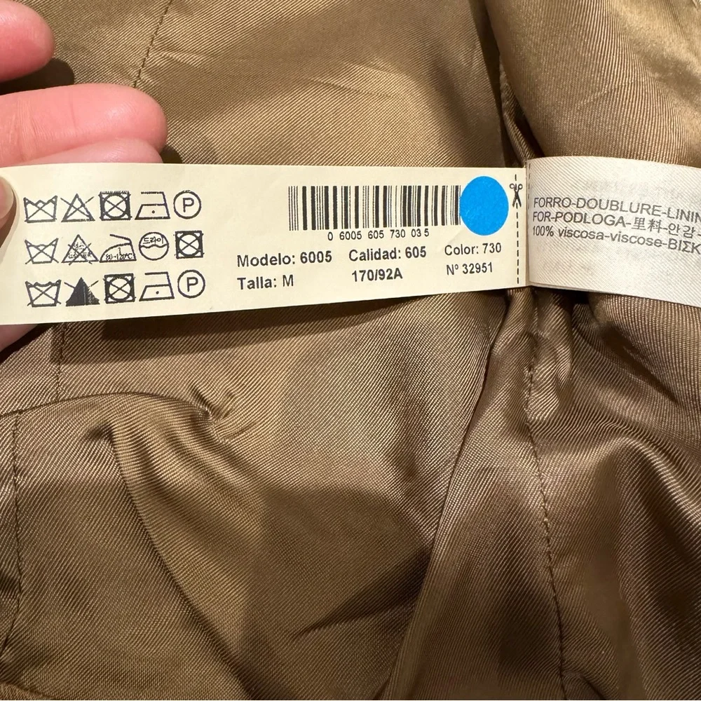 Massimo Dutti Sateen Moto Vest with Silver Asymmetrical Zipper - Picture 10 of 12